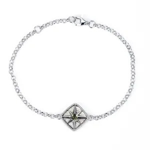 Meteorite Starburst Bracelet | Sterling Silver