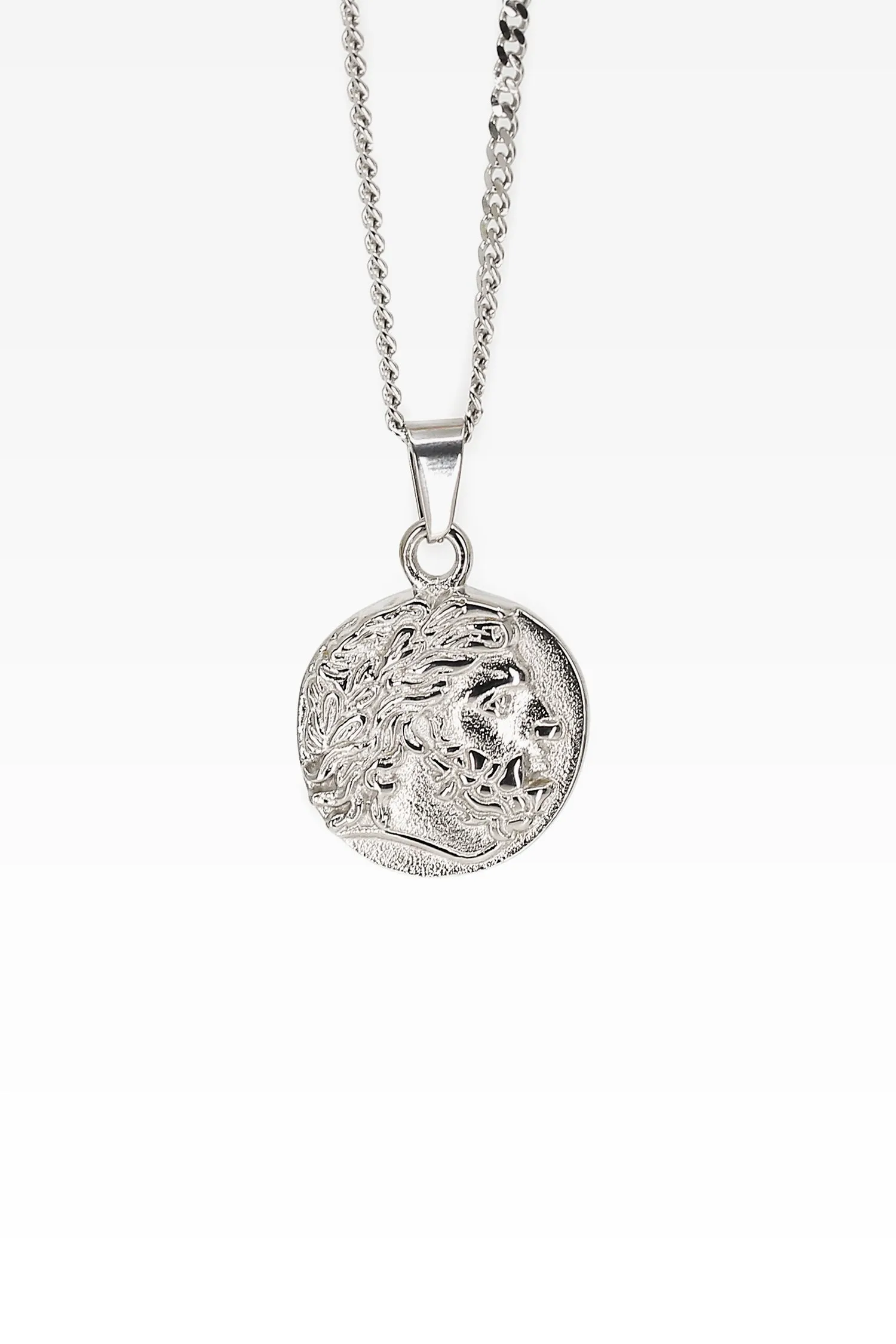 Midnight City Zeus Pendant & Chain Silver