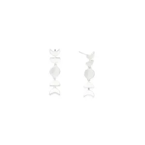Moon Phase Drop Earrings