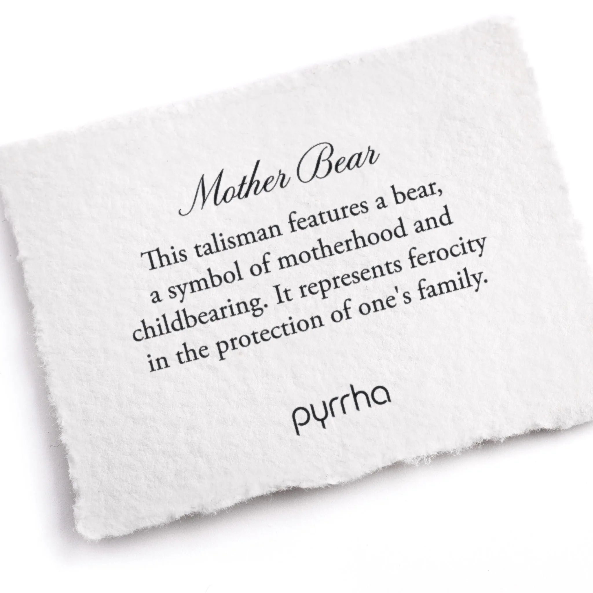 Mother Bear Talisman Ring