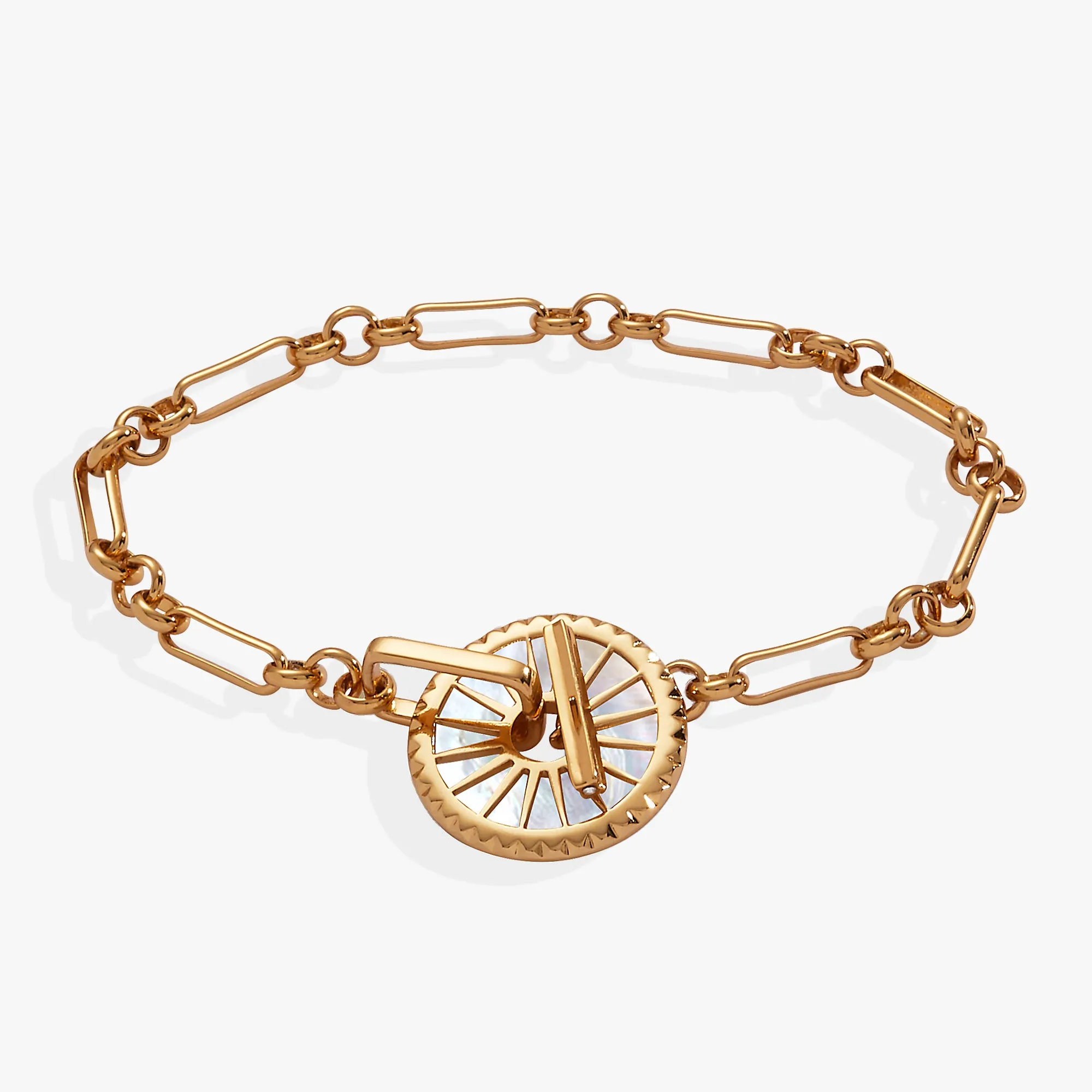 Mother of Pearl Starburst Toggle Bracelet
