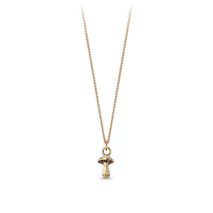 Mushroom 14K Gold Symbol Charm