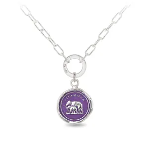 My Life Small Paperclip Chain Necklace - Mystic Violet