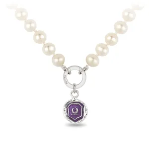 New Beginnings Knotted Freshwater Pearl Necklace - Mystic Violet