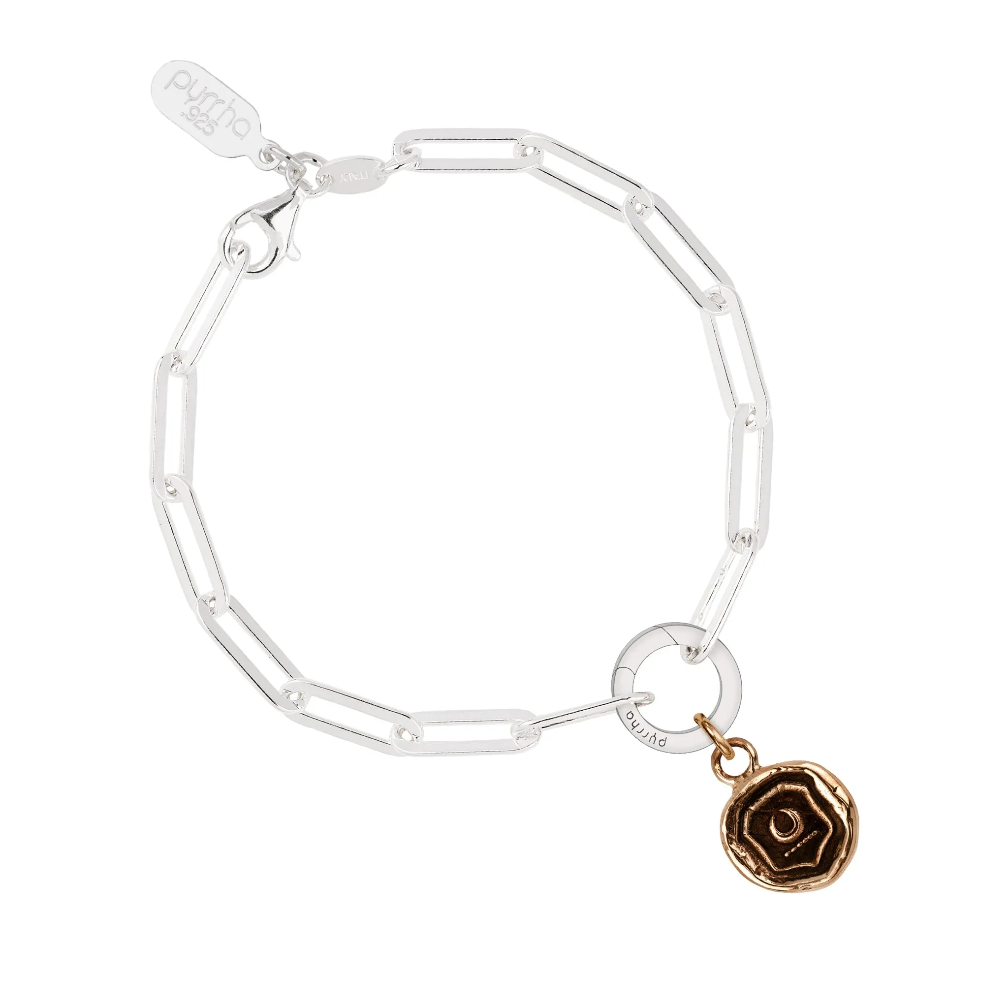 New Beginnings Paperclip Chain Bracelet