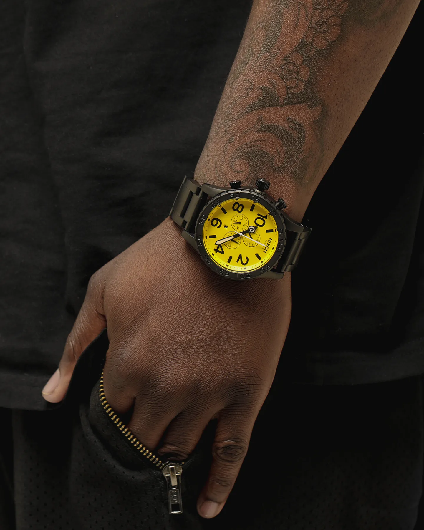 Nixon 51-30 Chrono Black/Yellow