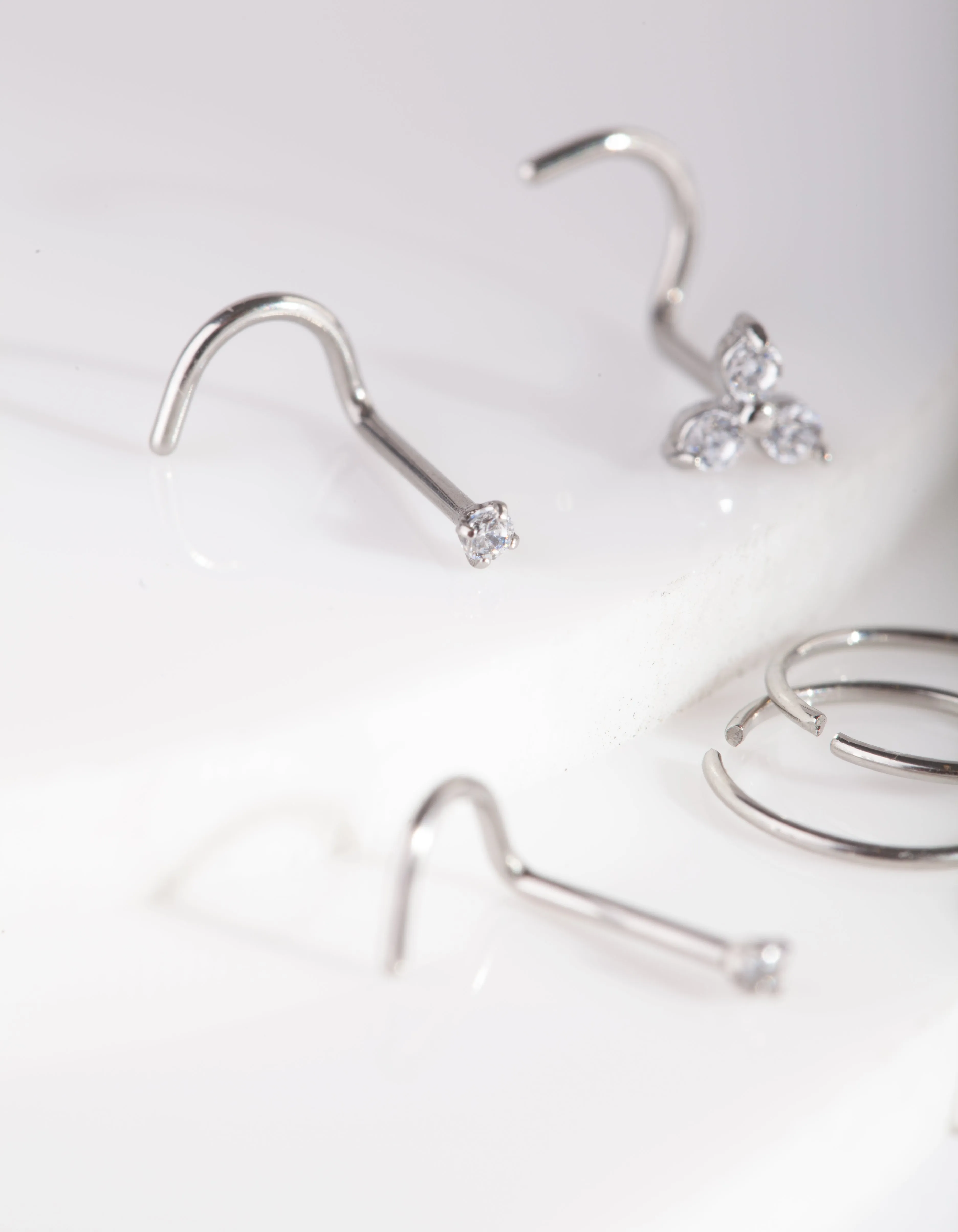 Nose Ring & Stud 6 Pack