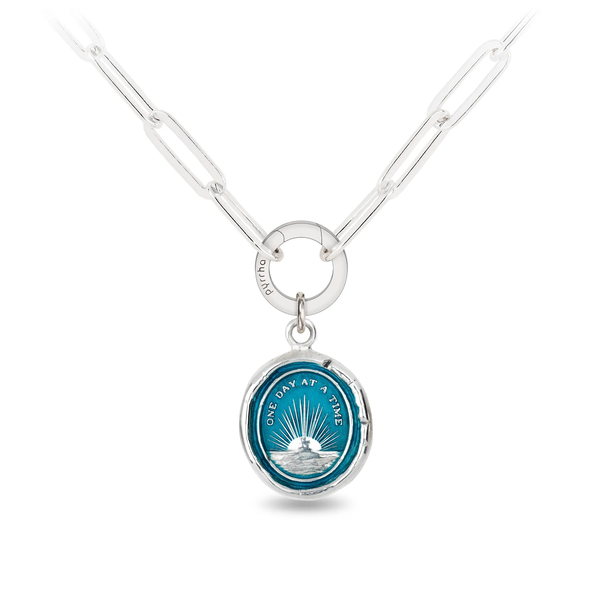 One Day at a Time Talisman - Capri Blue