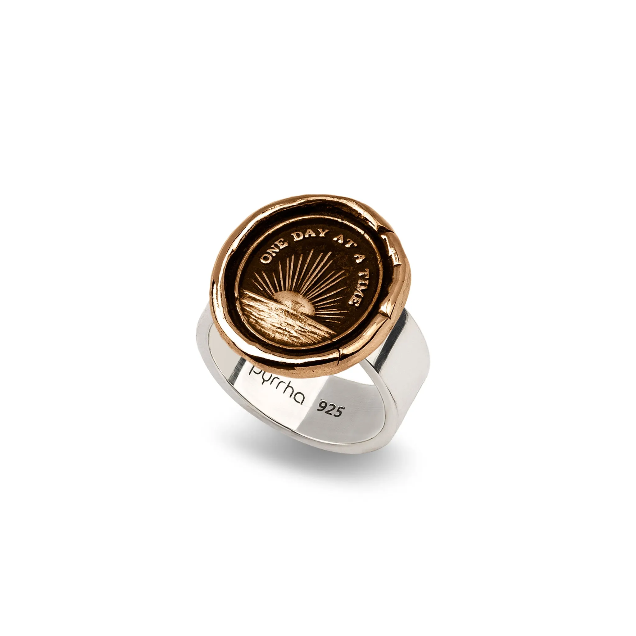 One Day at a Time Talisman Ring