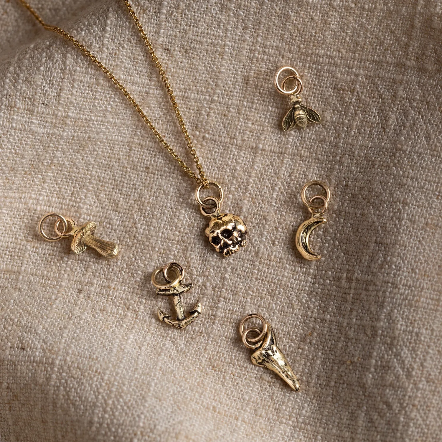 Ouroboros 14K Gold Symbol Charm