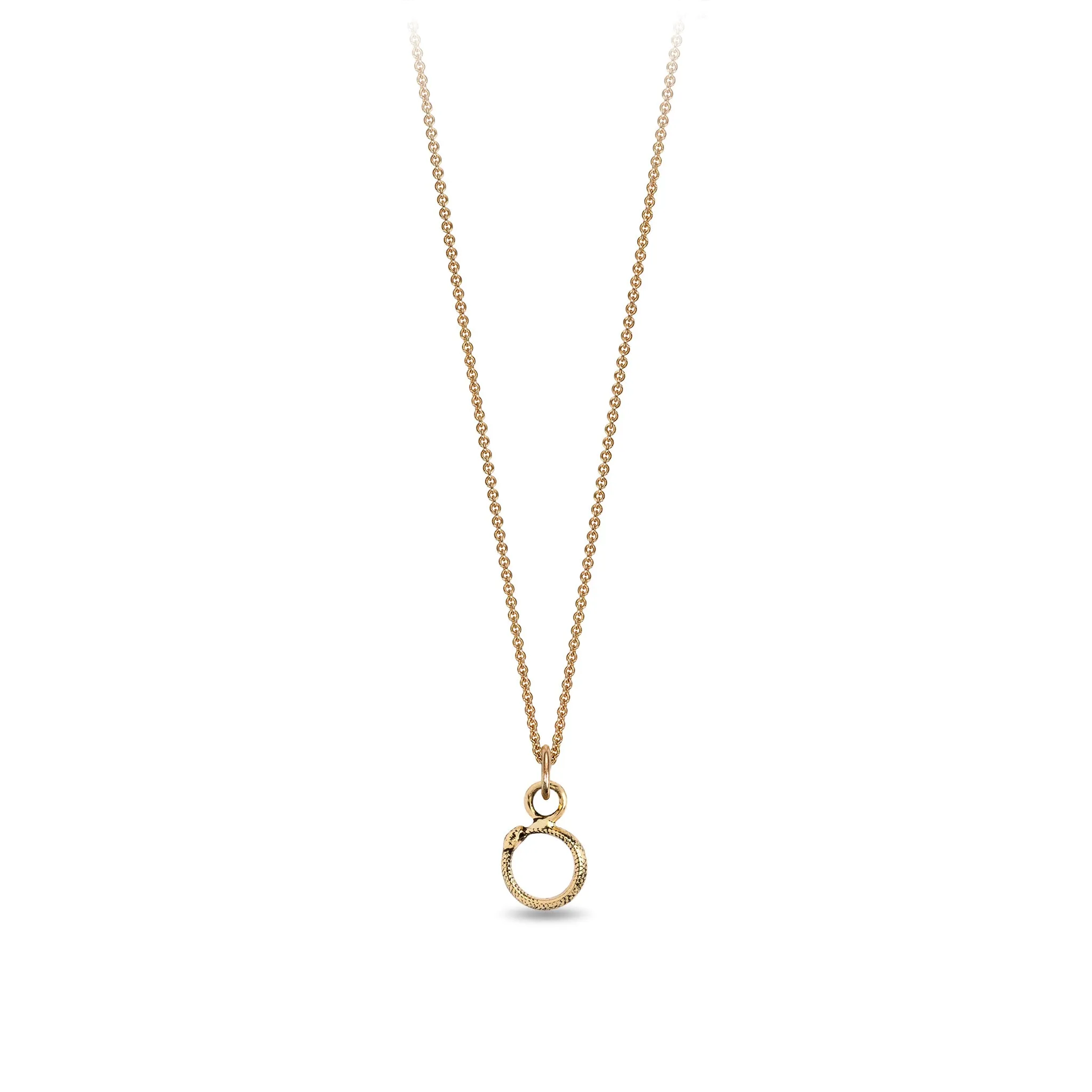 Ouroboros 14K Gold Symbol Charm