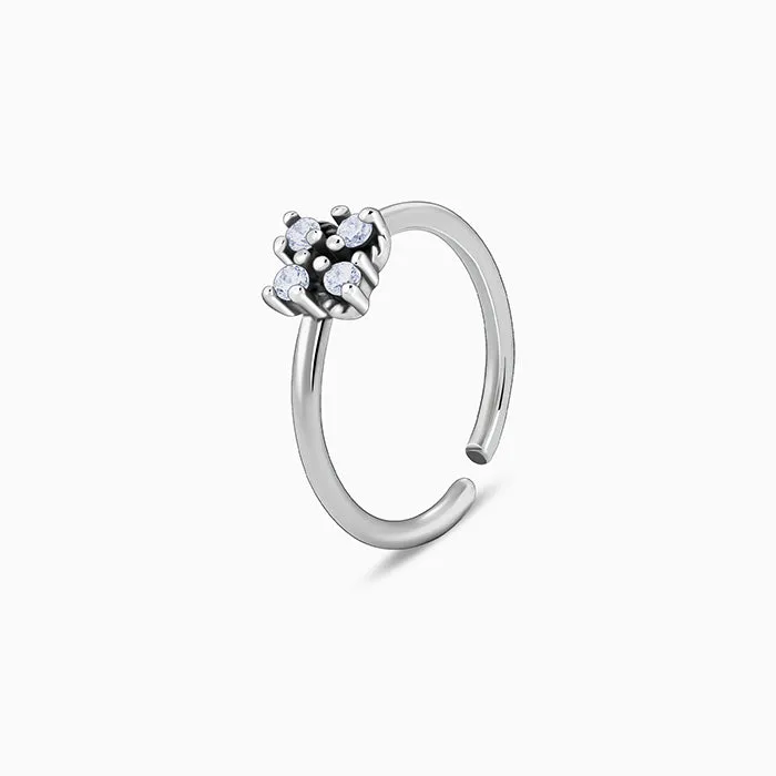 Oxidised Silver Sarva Toe Rings Giva