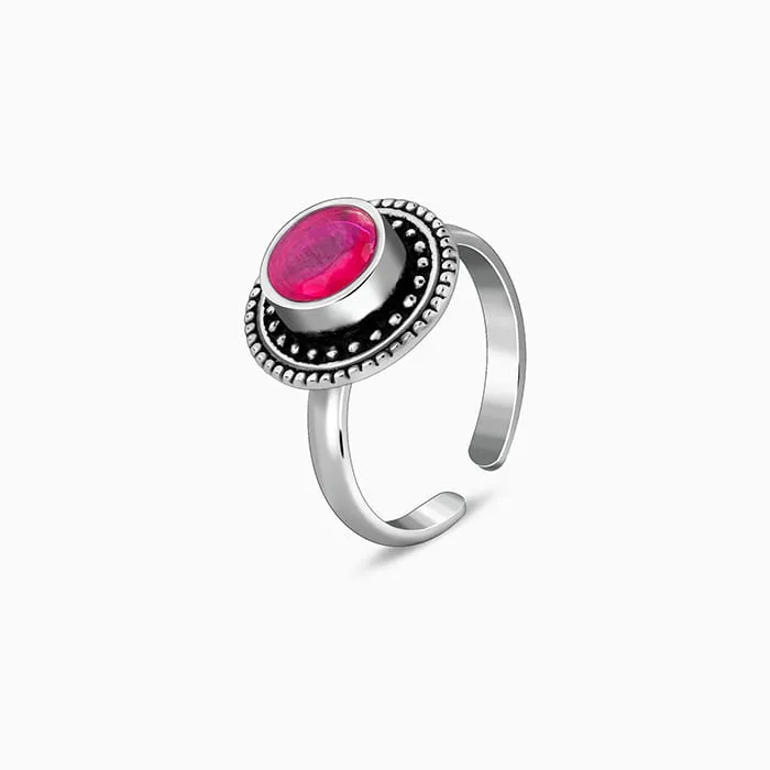 Oxidised Silver Sukriti Toe Rings Giva