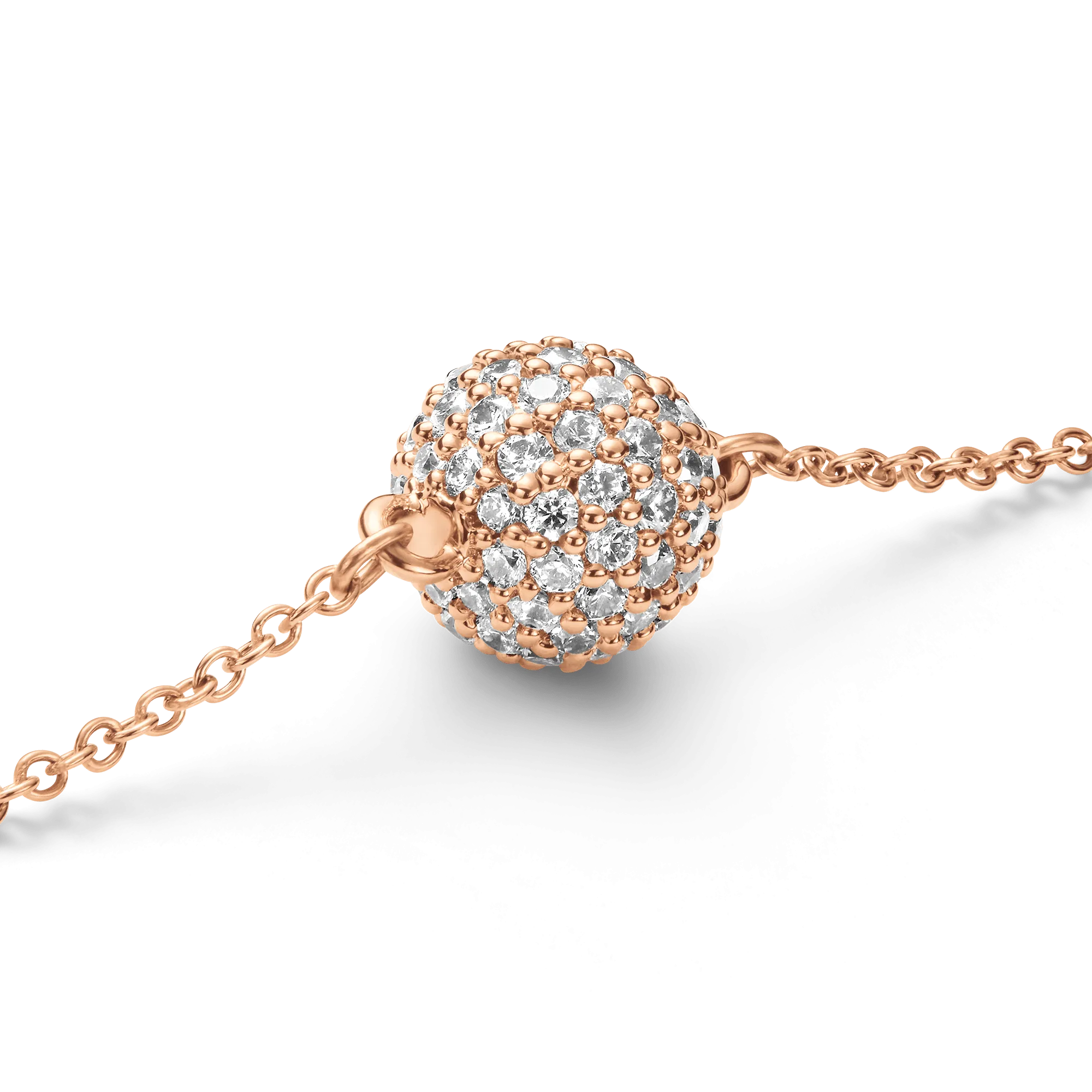 Pavé Crystal Pendant Bracelet Rose Gold Daniel Wellington