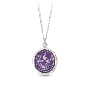 Peacock Talisman - Mystic Violet