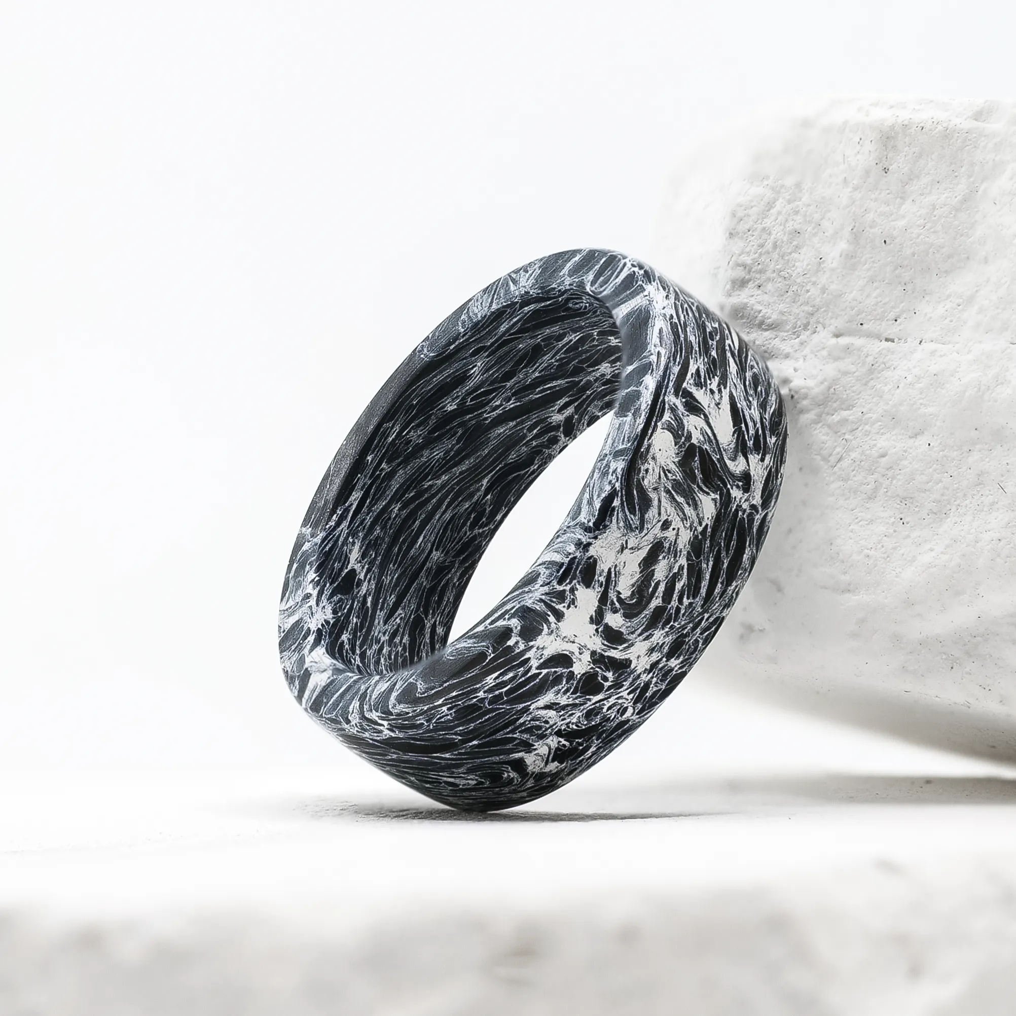 Polar Burl Carbon Fiber Ring