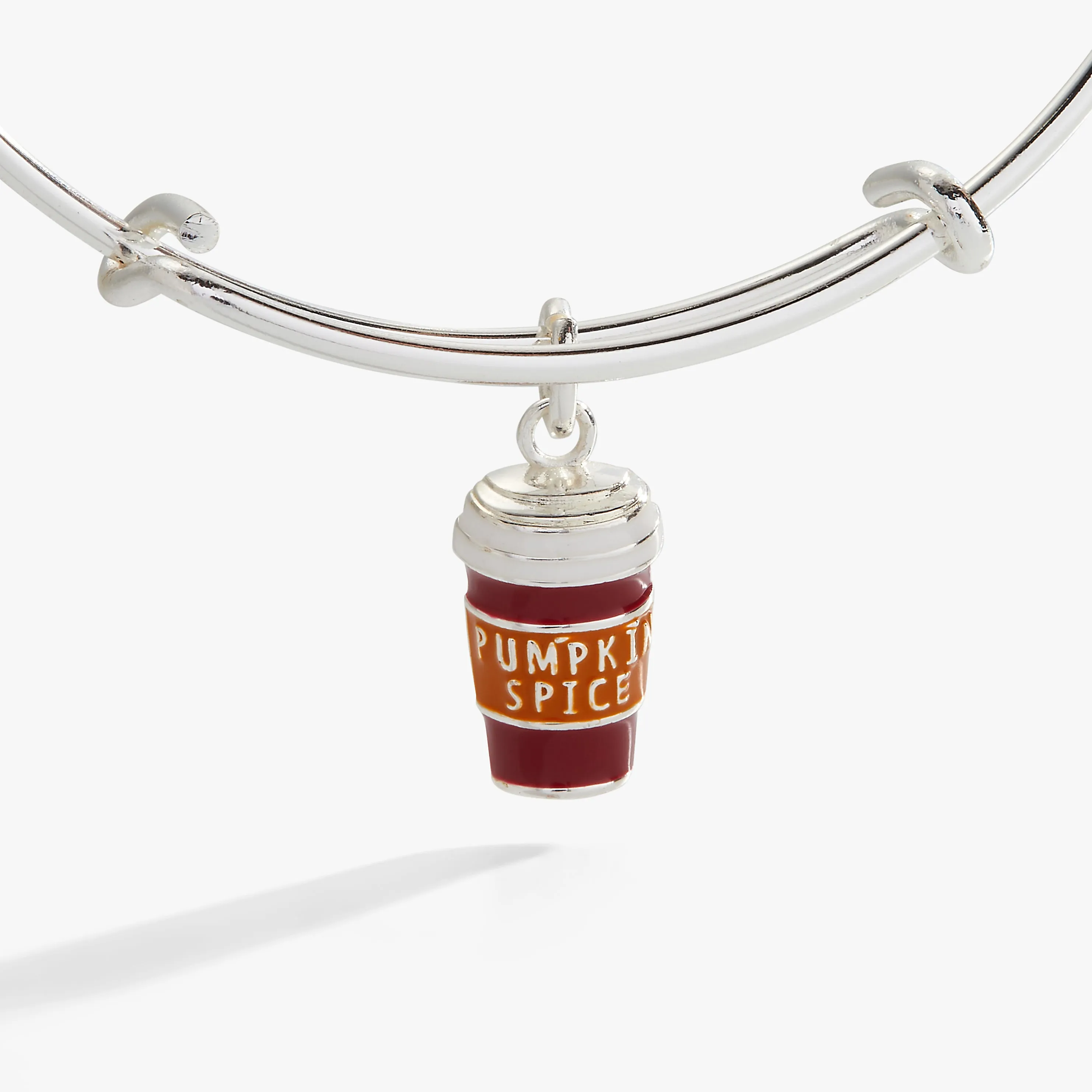 Pumpkin Spice Cup Charm Bangle