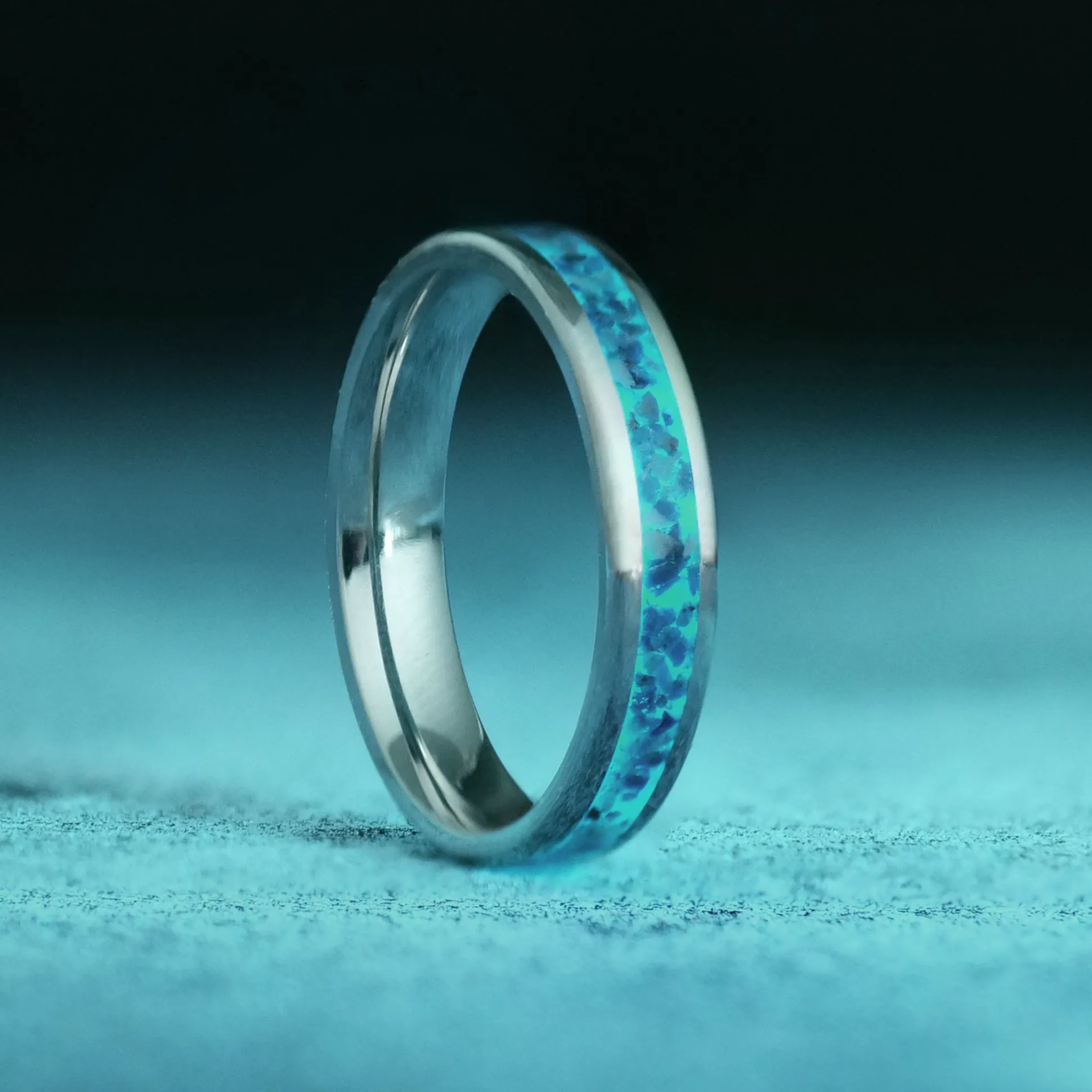 Radiant Star Dust Glowstone Stackable Ring