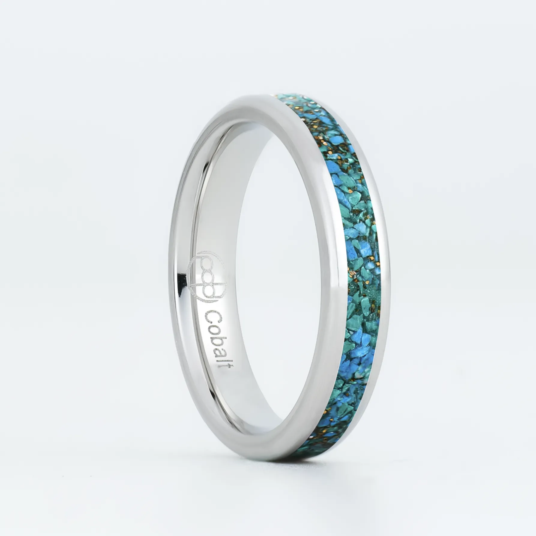 Radiant Turquoise Glowstone Stackable Ring