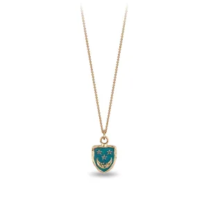 Reflective 14K Gold Appreciation Talisman - True Colors