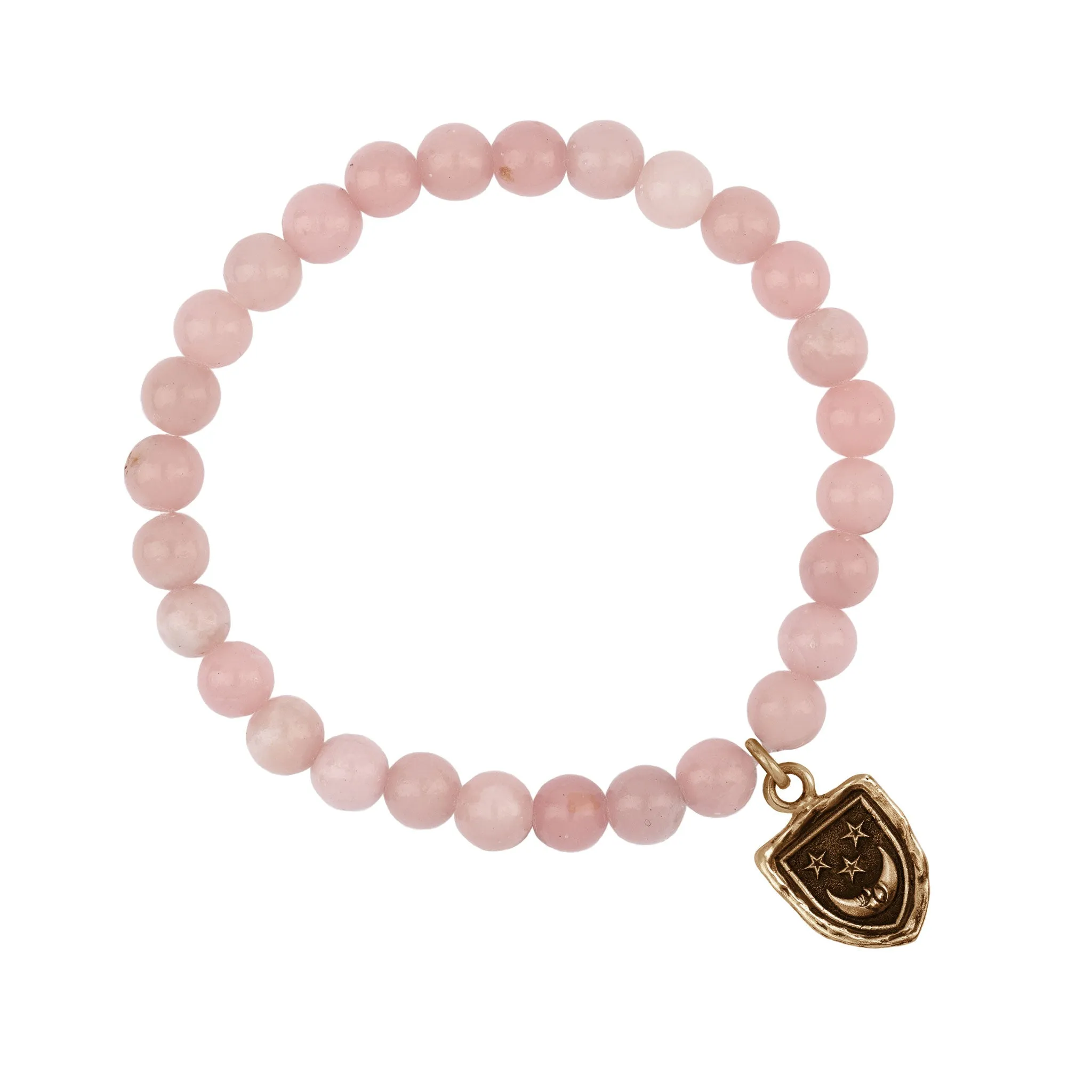 Reflective Appreciation Talisman Stretch Stone Bracelet