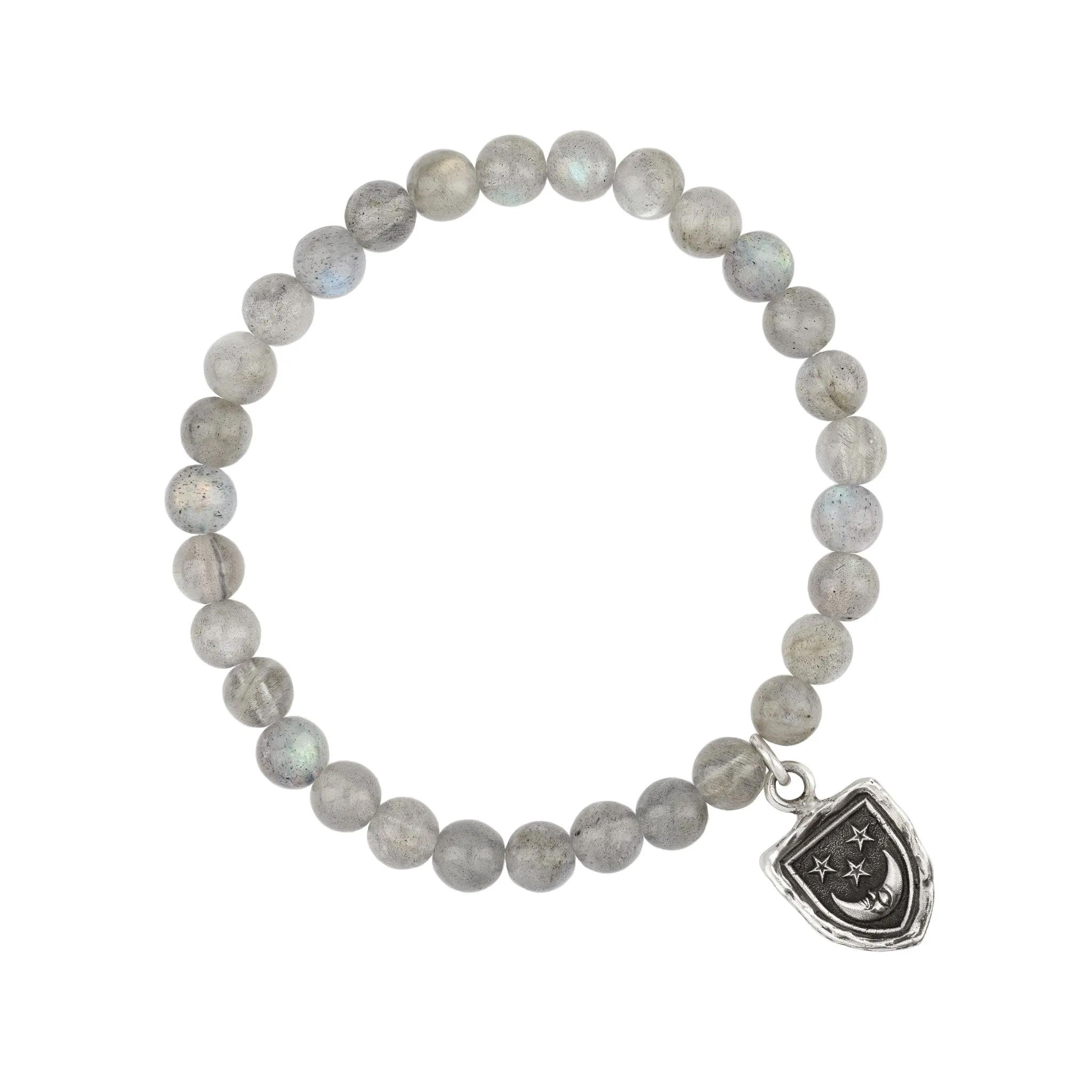 Reflective Appreciation Talisman Stretch Stone Bracelet