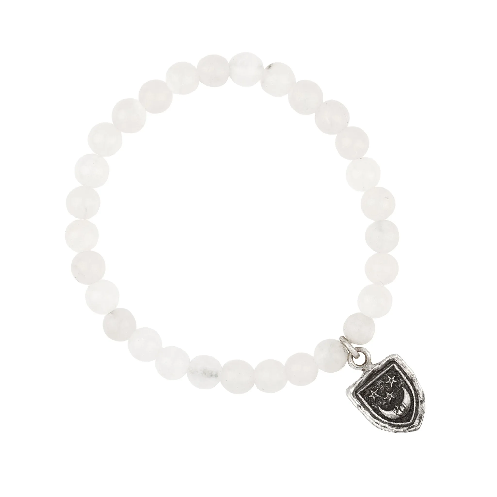 Reflective Appreciation Talisman Stretch Stone Bracelet