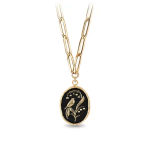 Return to Happiness 14K Gold Large Hollow Paperclip Chain Necklace