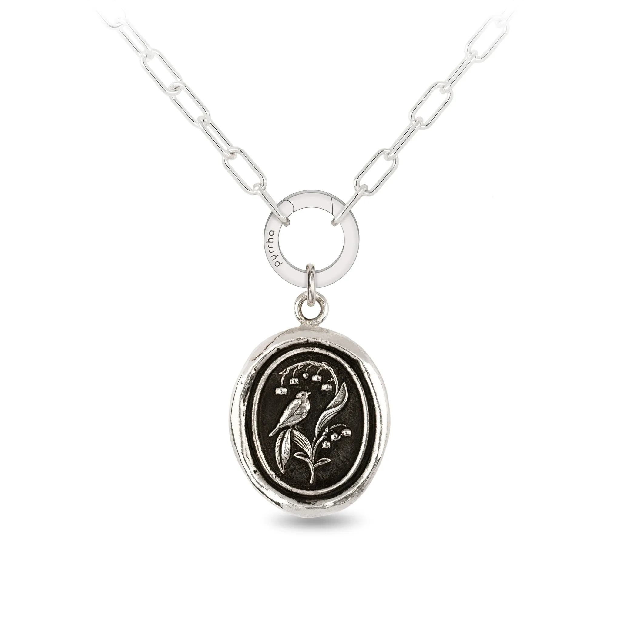 Return to Happiness Small Paperclip Chain Necklace