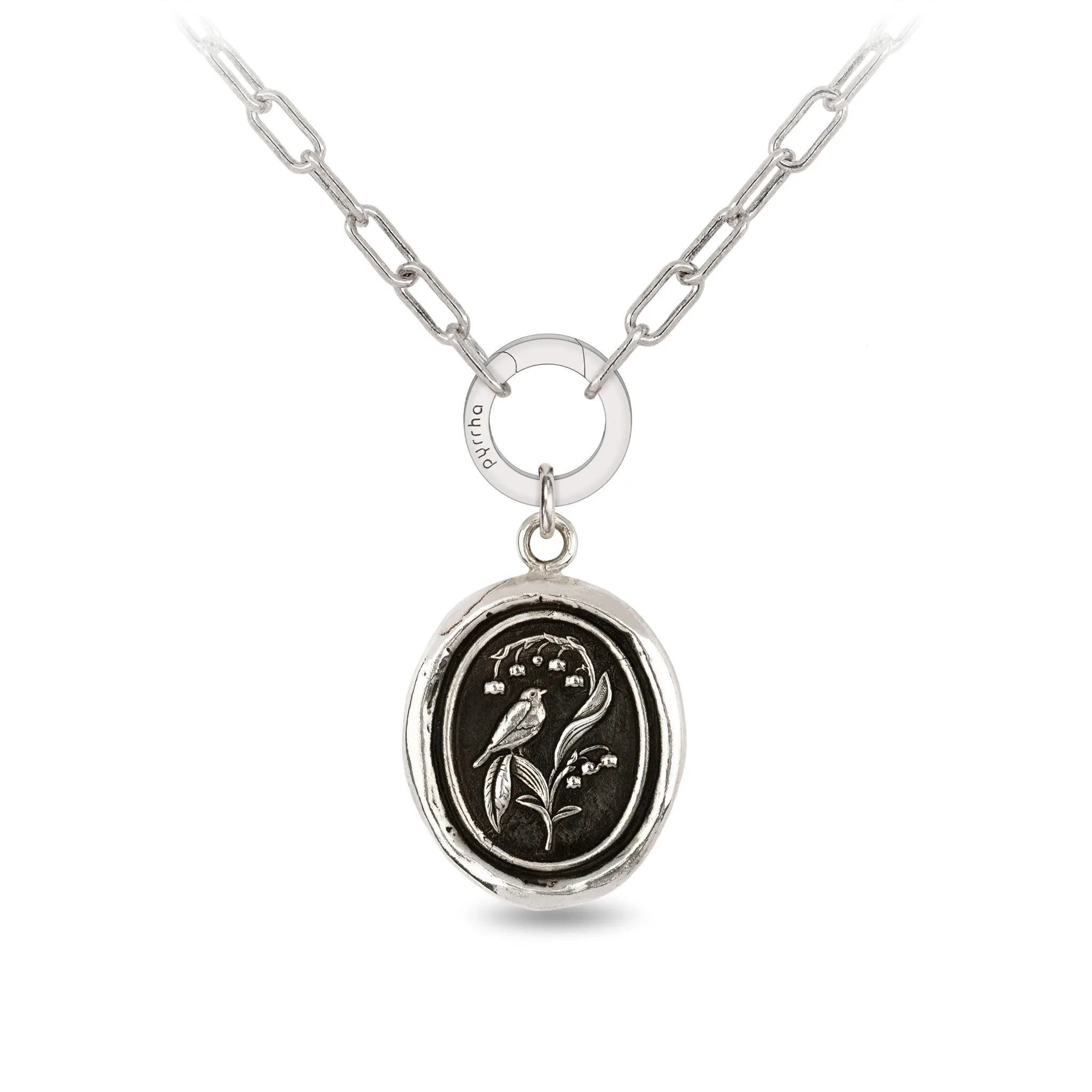 Return to Happiness Small Paperclip Chain Necklace