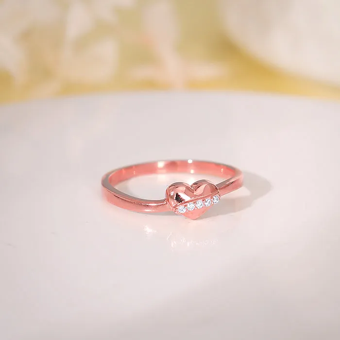 Rose Gold Cherished Sparkle Ring Giva