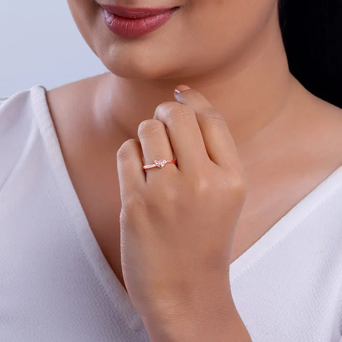 Rose Gold Cherished Sparkle Ring Giva