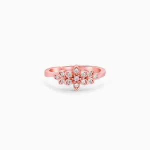 Rose Gold Narcissus Floral Ring Giva
