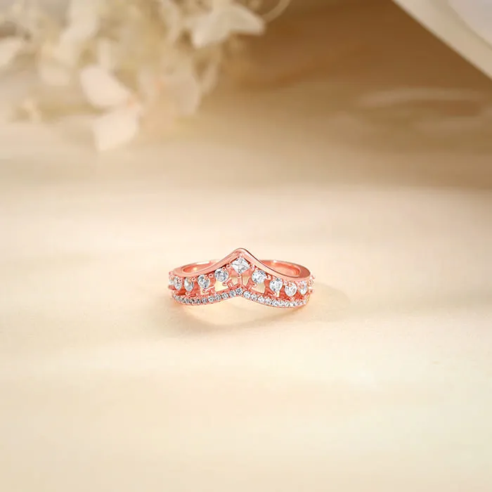 Rose Gold Shiny Vanki Ring Giva