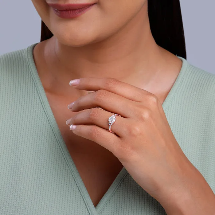 Rose Gold Sparkle-filled Ring Giva