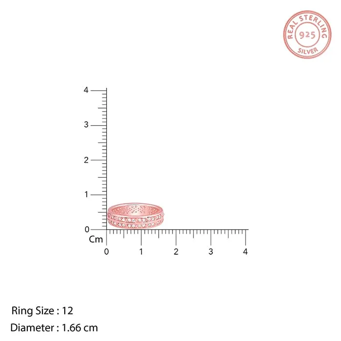Rose Gold Sparkle Up Ring Giva