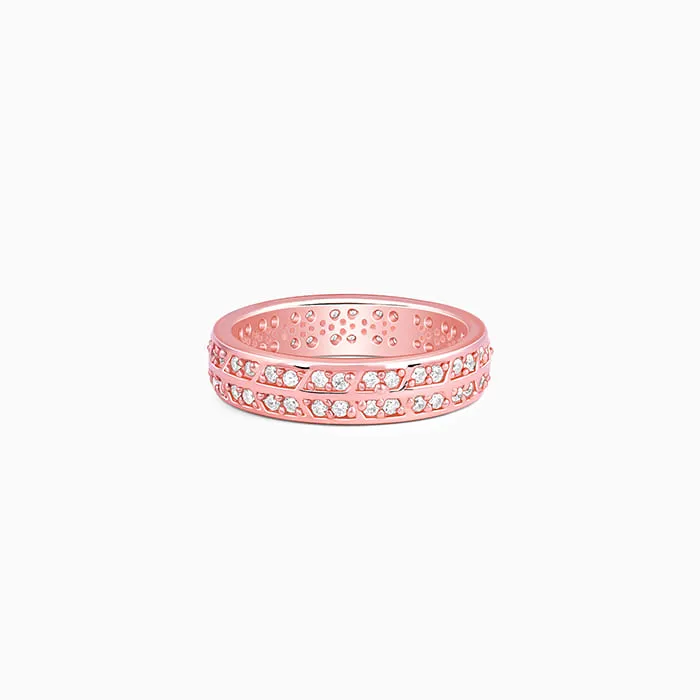 Rose Gold Sparkle Up Ring Giva