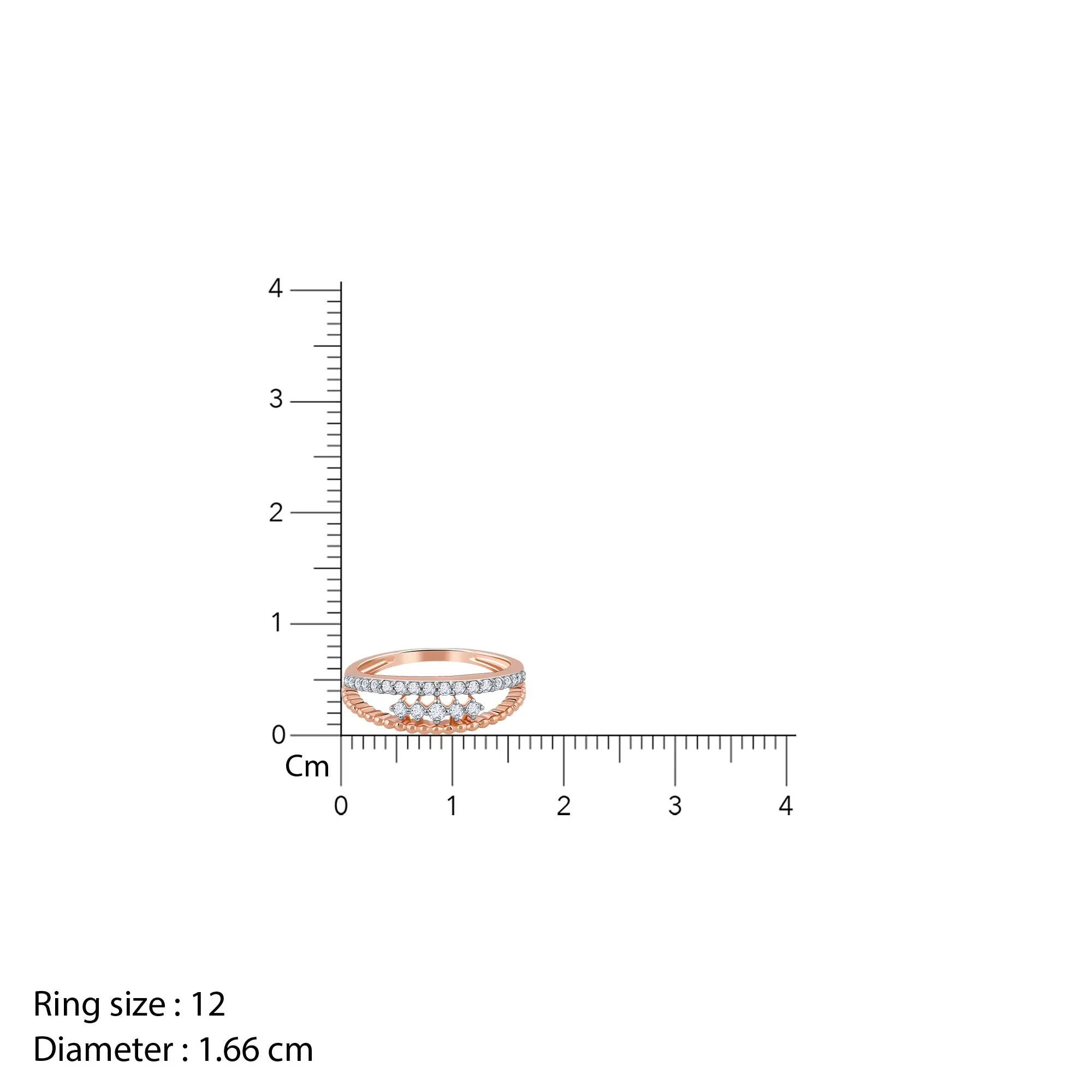 Rose Gold Starlit Halo Diamond Ring Giva