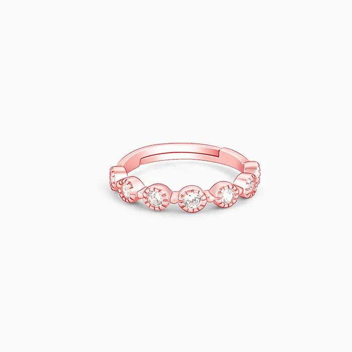 Rose Gold Zircon Melange Ring Giva