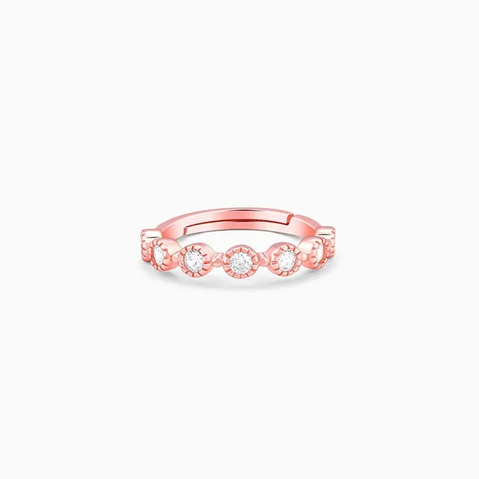 Rose Gold Zircon Melange Ring Giva