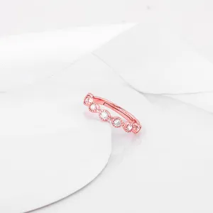 Rose Gold Zircon Melange Ring Giva