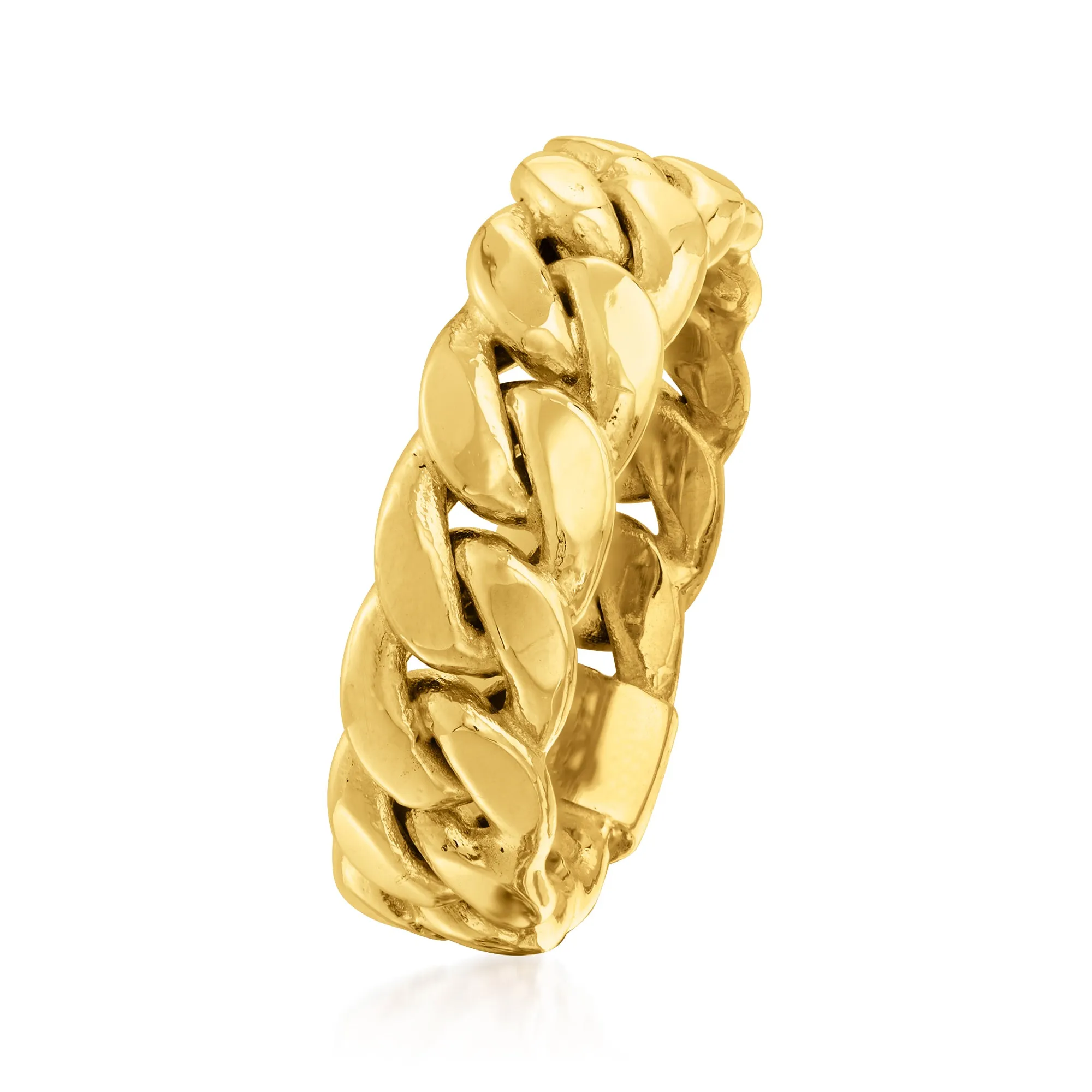 Ross-Simons 14kt Yellow Gold Curb-Link Ring