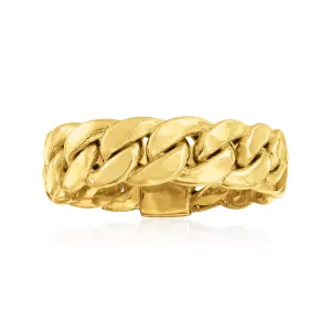 Ross-Simons 14kt Yellow Gold Curb-Link Ring