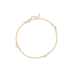 Ross-Simons 14kt Yellow Gold Dolphin Anklet