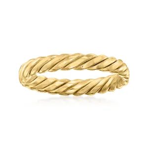 Ross-Simons 14kt Yellow Gold Twisted Ring