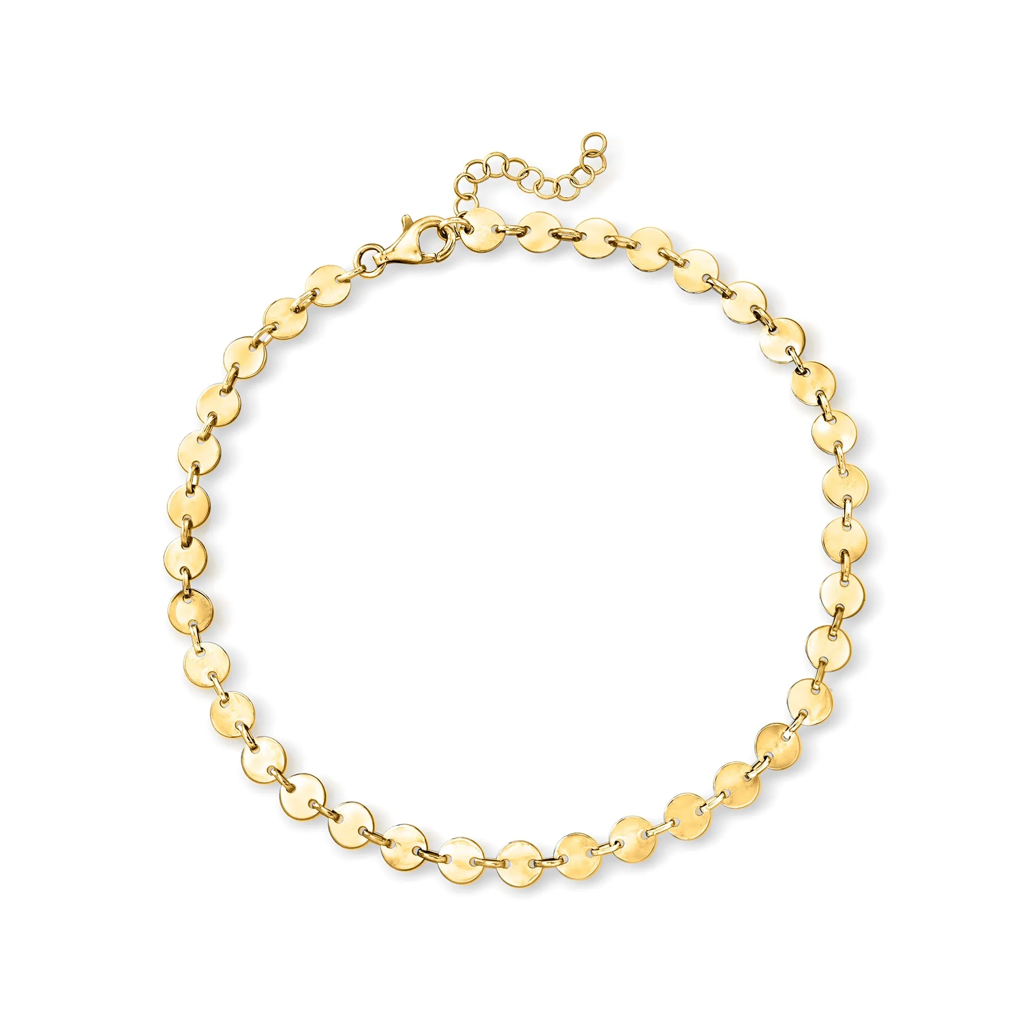 Ross-Simons 18kt Gold Over Sterling Jewelry Set: 3 Anklets