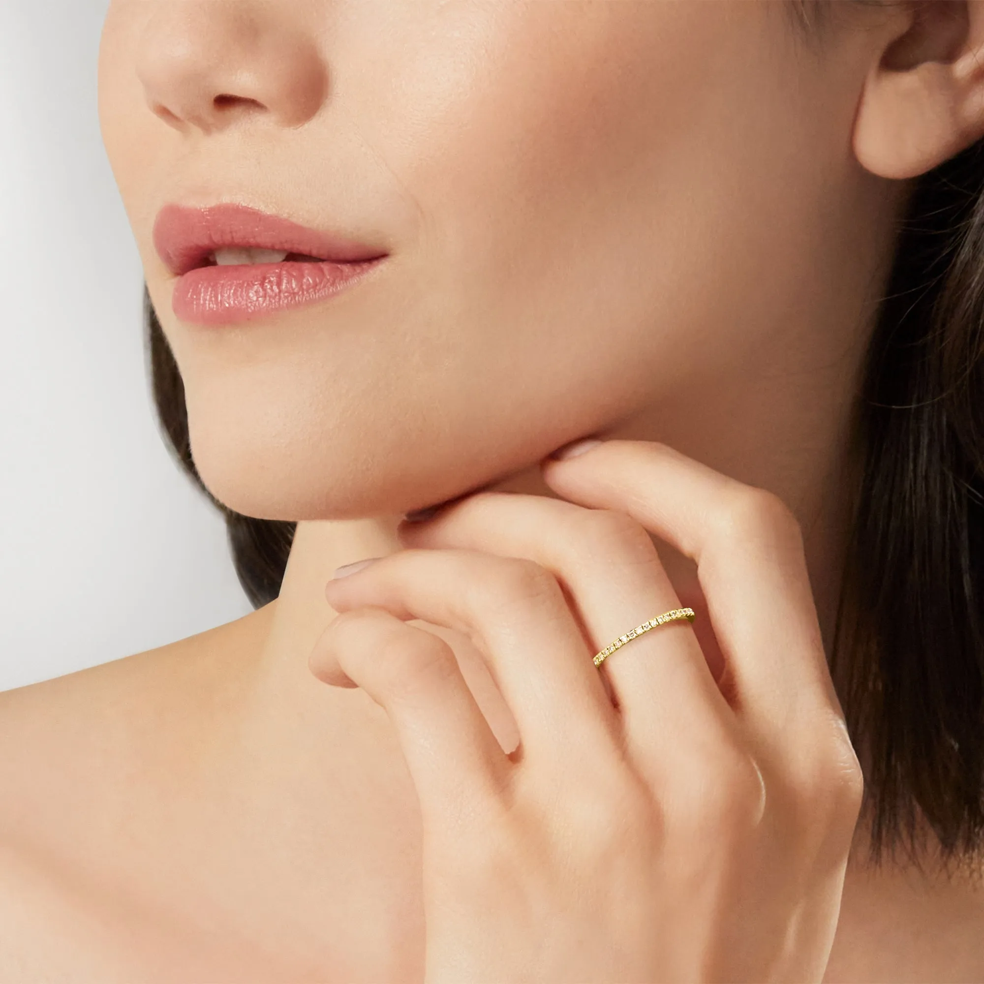 Ross-Simons Diamond Stackable Ring in 14kt Yellow Gold