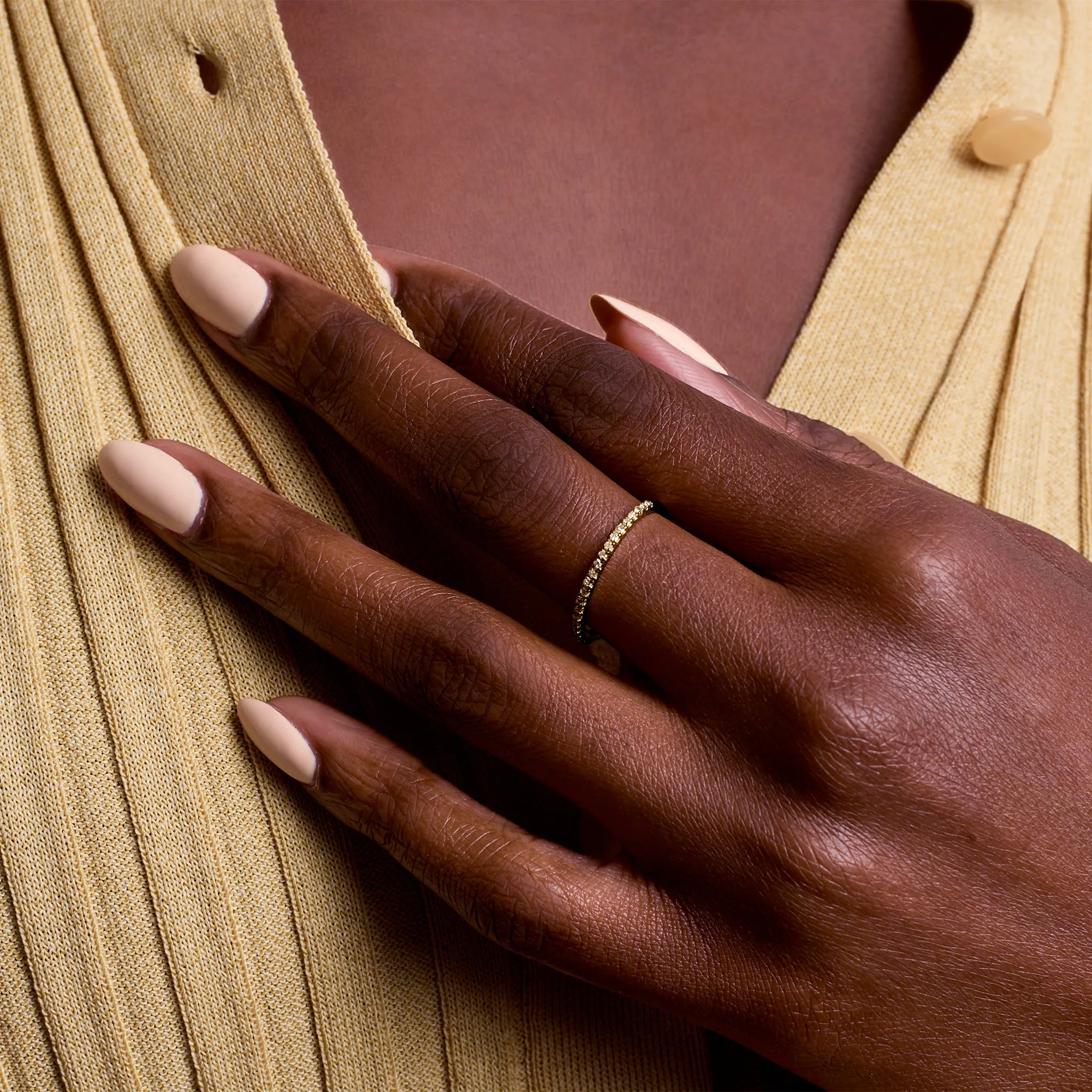 Ross-Simons Diamond Stackable Ring in 14kt Yellow Gold
