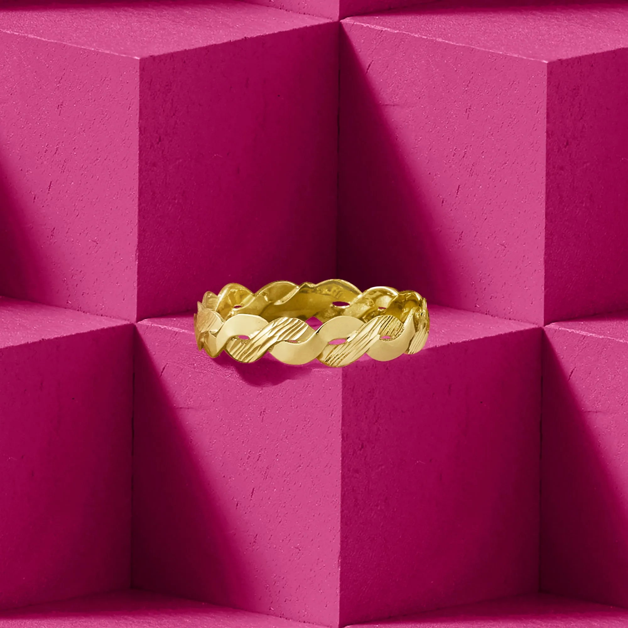 Ross-Simons Italian 14kt Yellow Gold Twist Ring