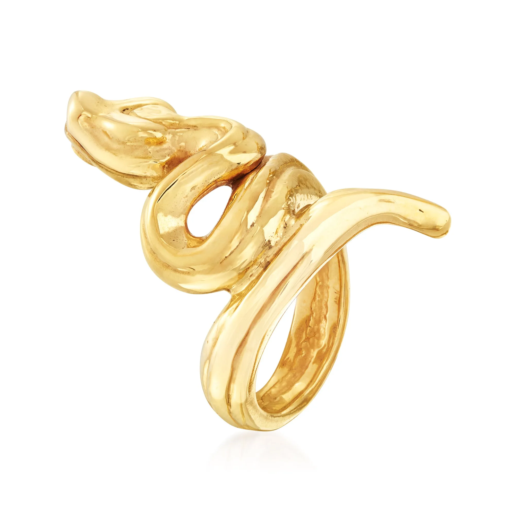 Ross-Simons Italian 18kt Yellow Gold Snake Ring